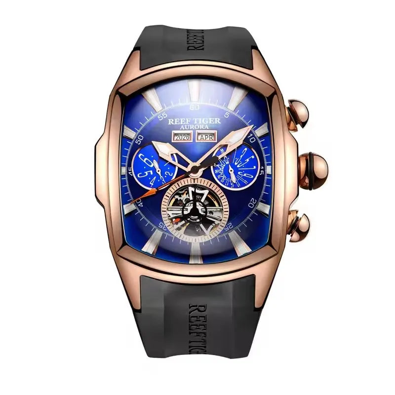 NOIRVANT™ Tourbillon Barrel Automatic Watch