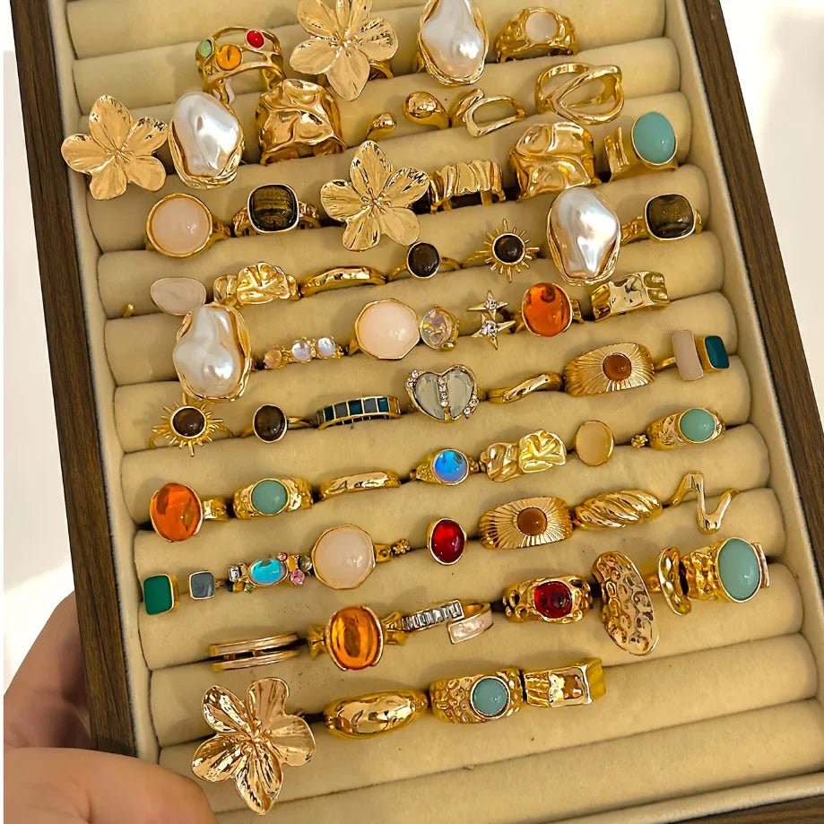 BohoCharm™ Vintage 15/30Pcs Bohemian Ring Set