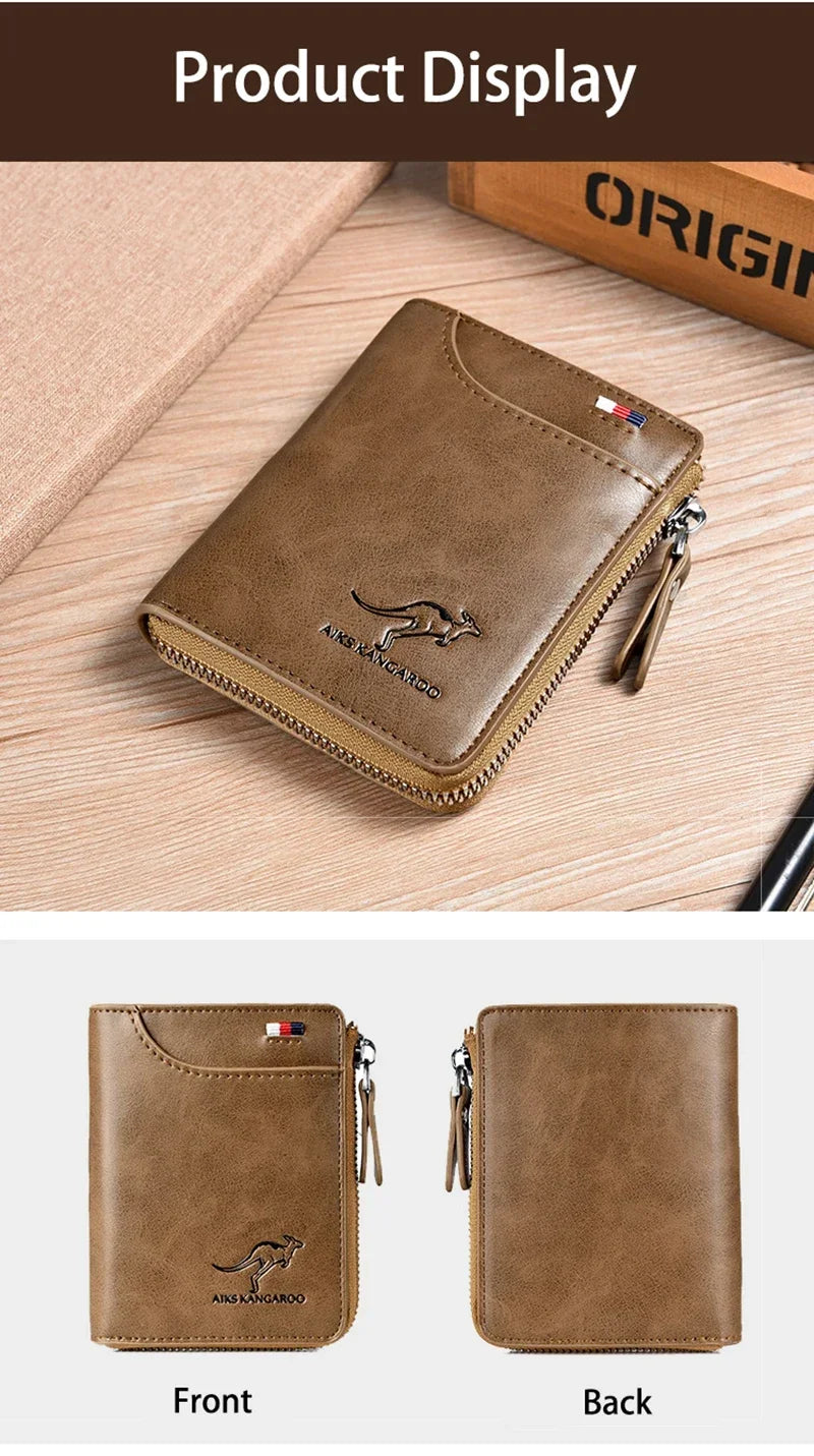 AURION™ Luxury RFID Slim Wallet for Men