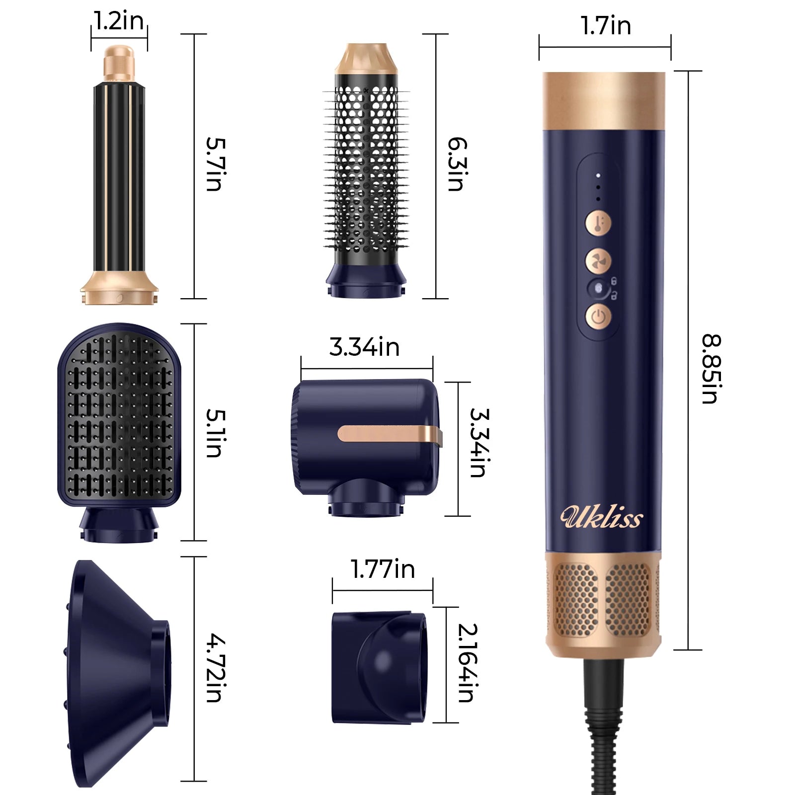 UKLISS™ AirLuxe 7-in-1 Professional Hair Styler
