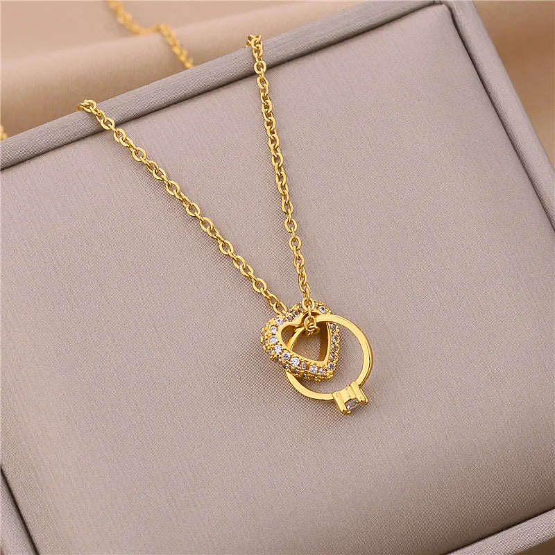 VÉLISSE™ Luxury Zircon Clavicle Chain Necklace