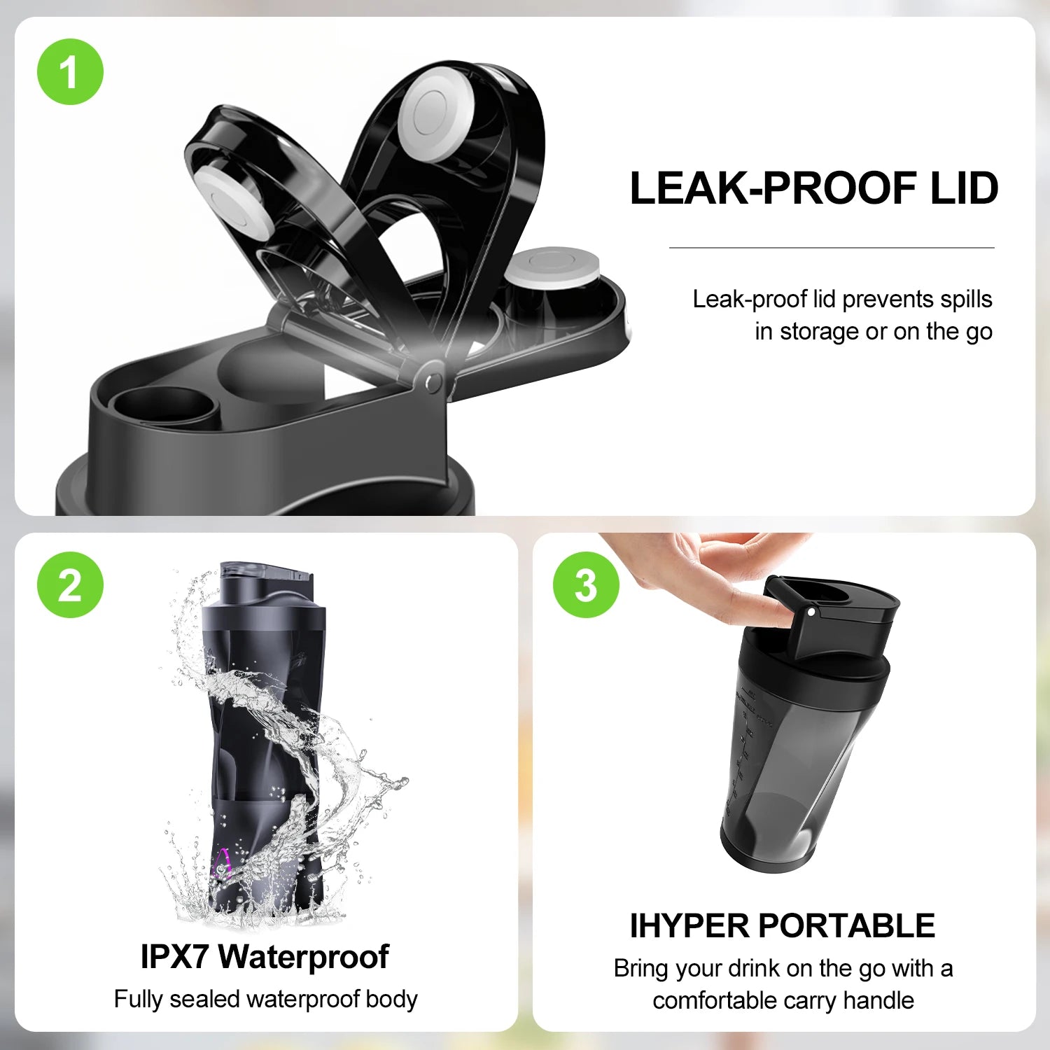 VITAFLOW™ 700ML Portable Smoothie Blender Cup