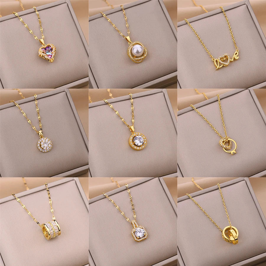 VÉLISSE™ Luxury Zircon Clavicle Chain Necklace