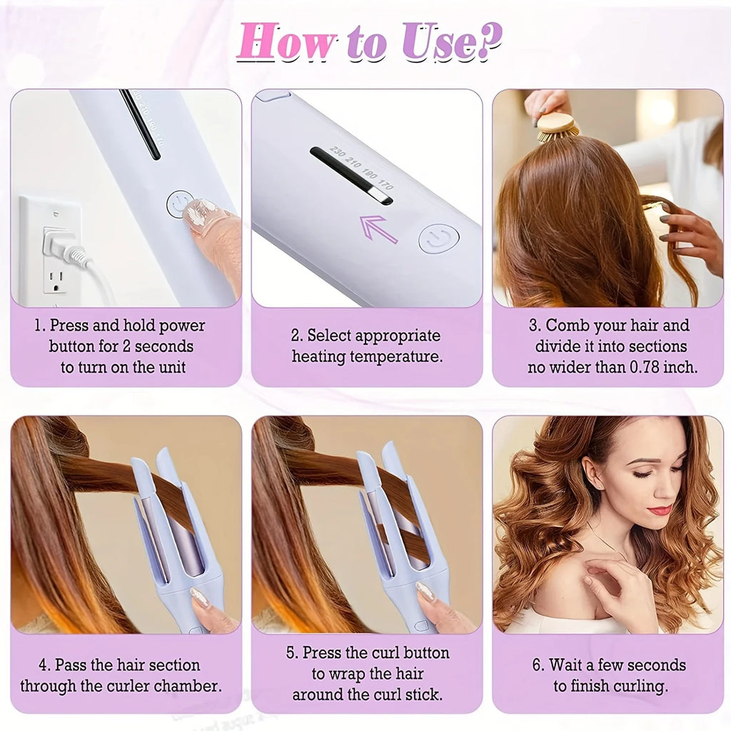VELARIS™ AutoWave Ceramic Hair Curler