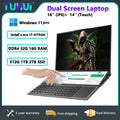 TUHUI™ Dual Screen Pro 16” Intel i7 Gaming Laptop