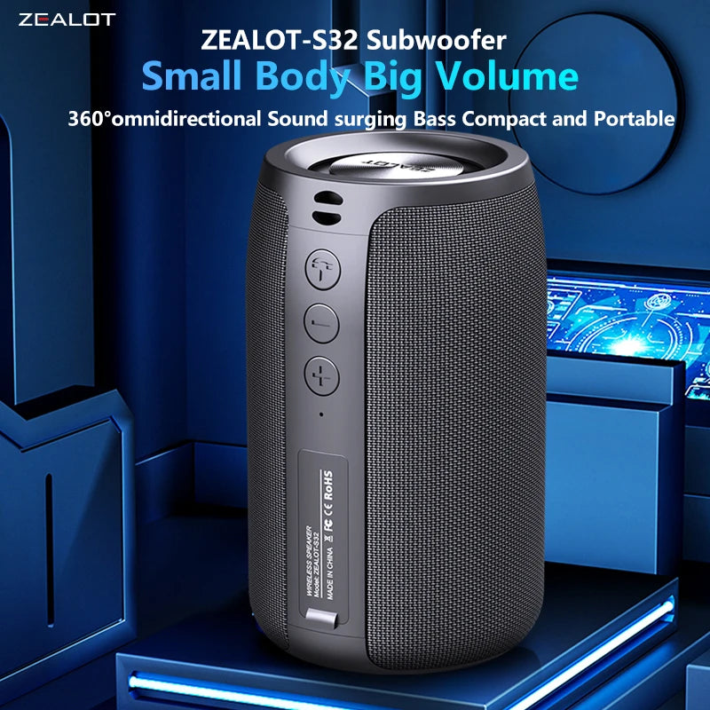 ZEALOT™ S32 Outdoor BassPulse Wireless Speaker