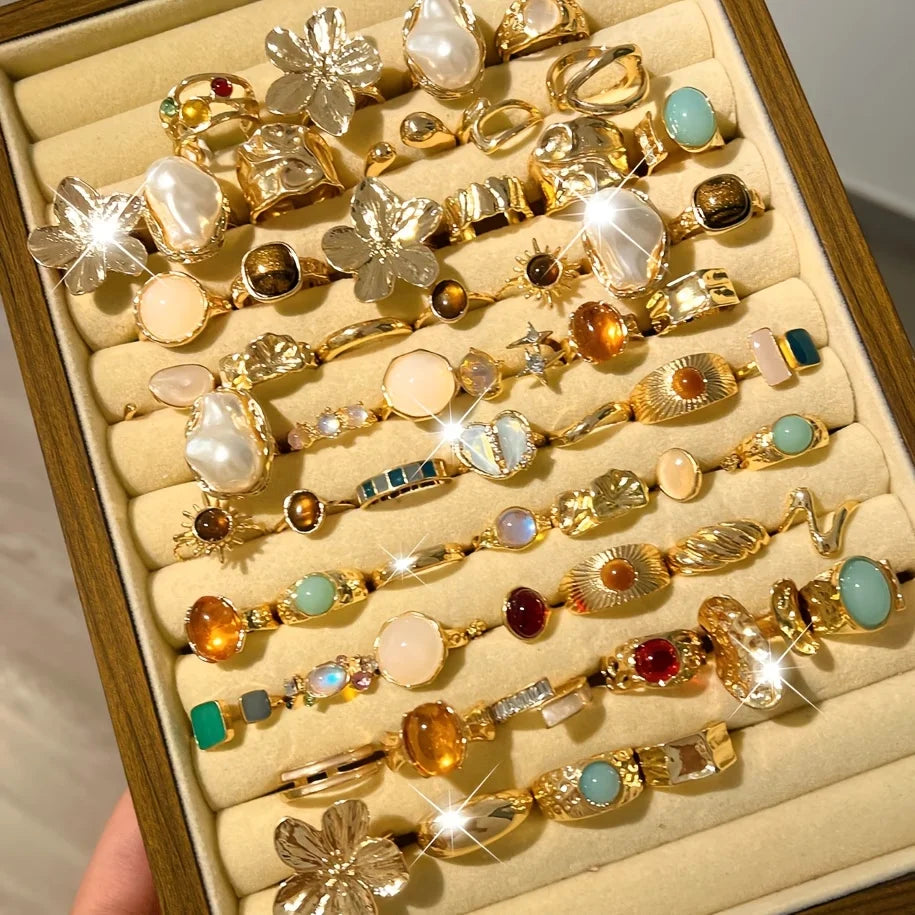 BohoCharm™ Vintage 15/30Pcs Bohemian Ring Set