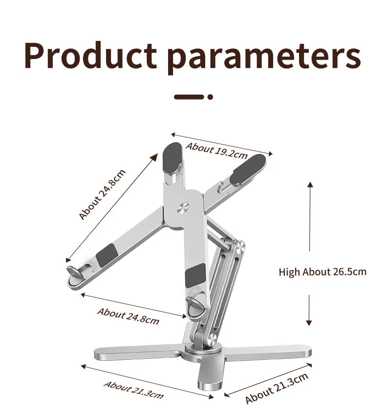 AEROFLEX™ 360 Rotating Aluminum Laptop Stand