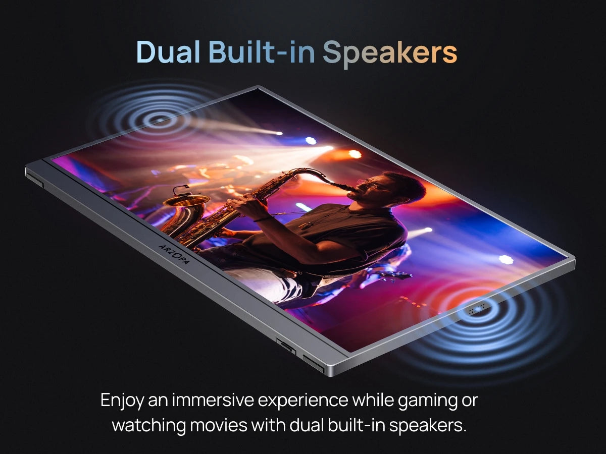 ARZOPA™ Z3FC 16.1” 2.5K 180Hz Portable Gaming Monitor