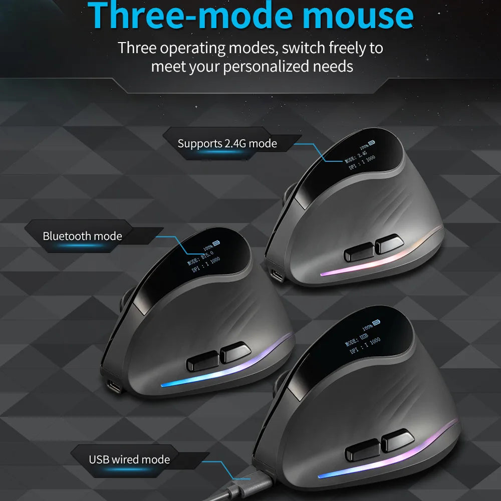 ERGOVA™ F35 Vertical Wireless Ergonomic Mouse