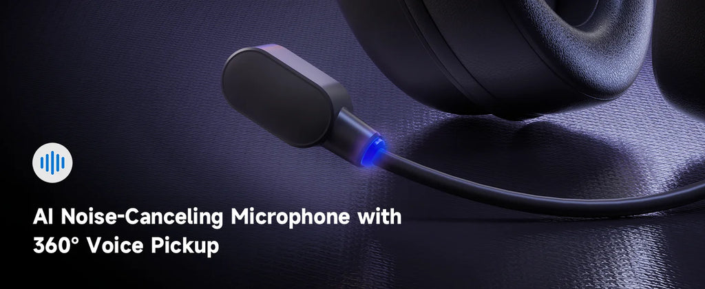 MCHOSE V9 Pro Wireless Gaming Headset – 7.1 Surround, Noise-Canceling Mic, Low Latency, Lightweight for PS5, PC & Switch