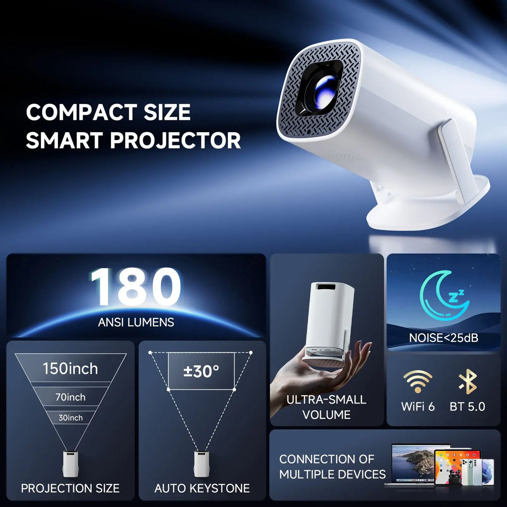 CINEMOVA™ P30 Pro Smart Mini Projector