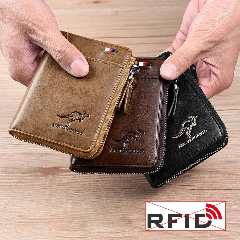 AURION™ Luxury RFID Slim Wallet for Men