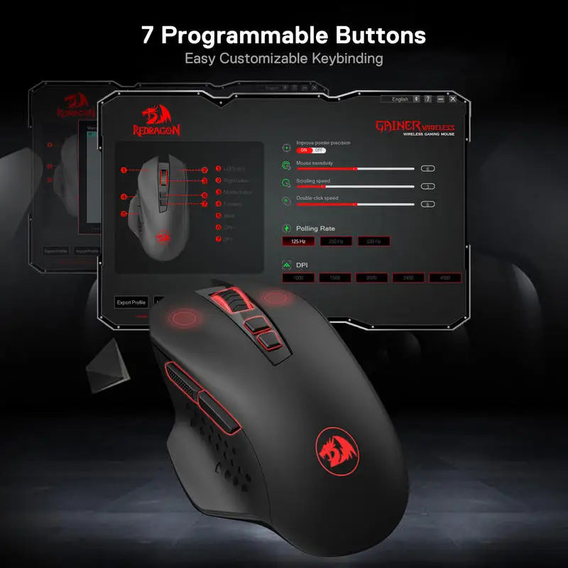 REDRAGON™ M656 Gainer Wireless Gaming Mouse