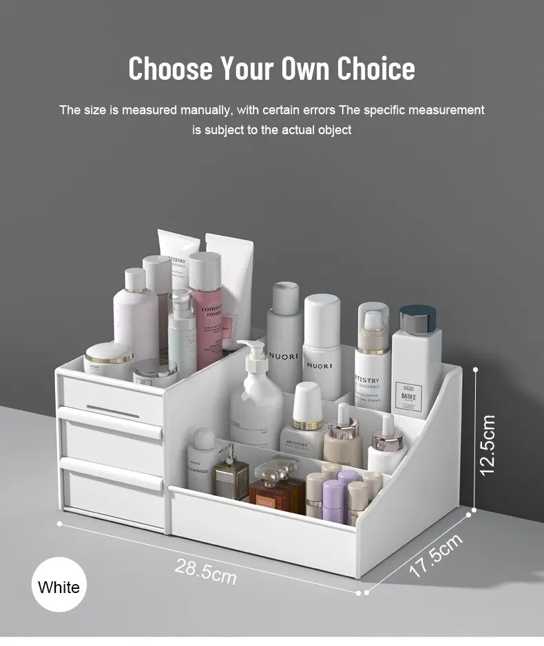 ORDENZA™ PureWhite Drawer Makeup Organizer