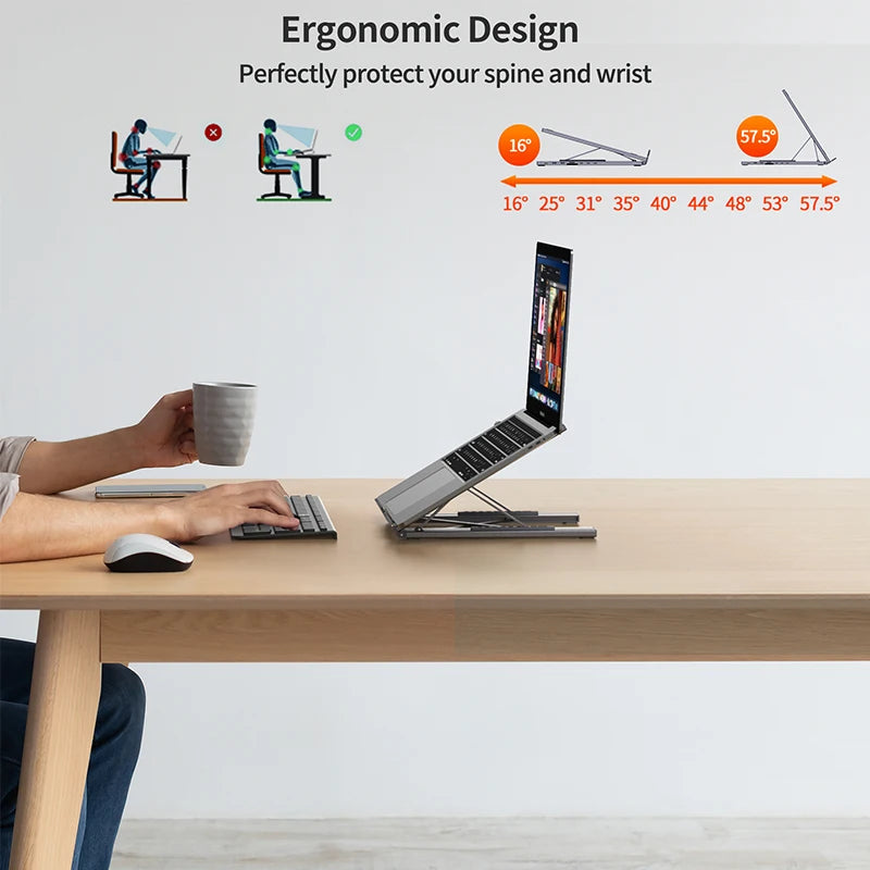 NOVASYNC™ 8-in-1 USB-C Docking Station Stand