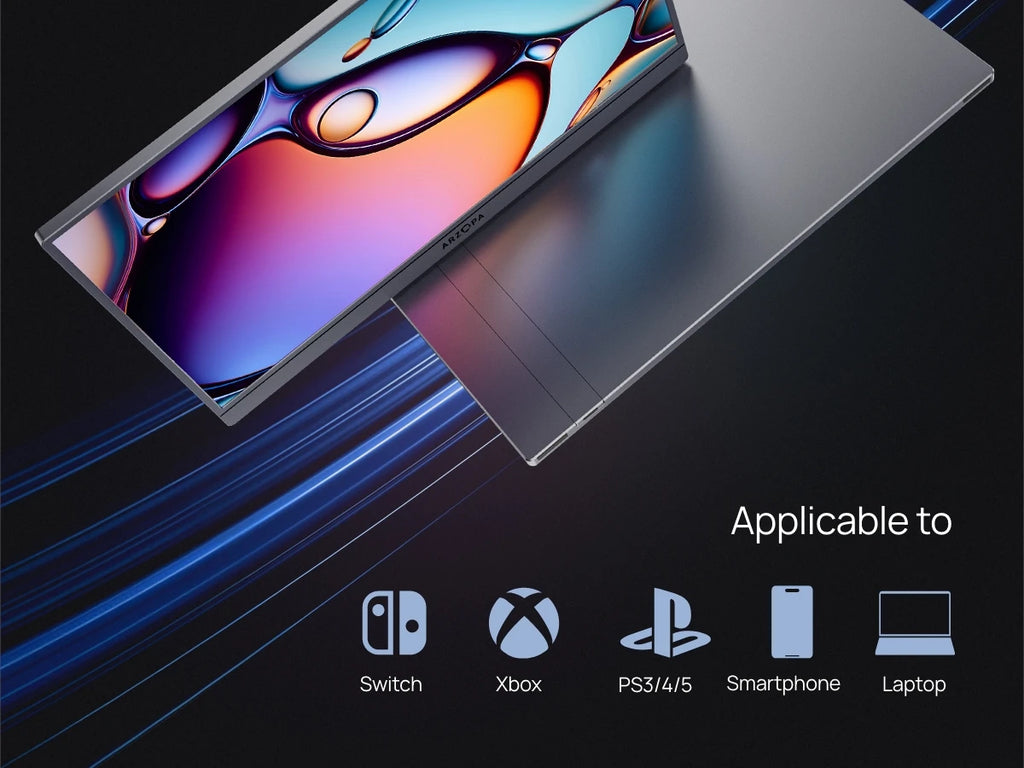 ARZOPA™ Z3FC 16.1” 2.5K 180Hz Portable Gaming Monitor