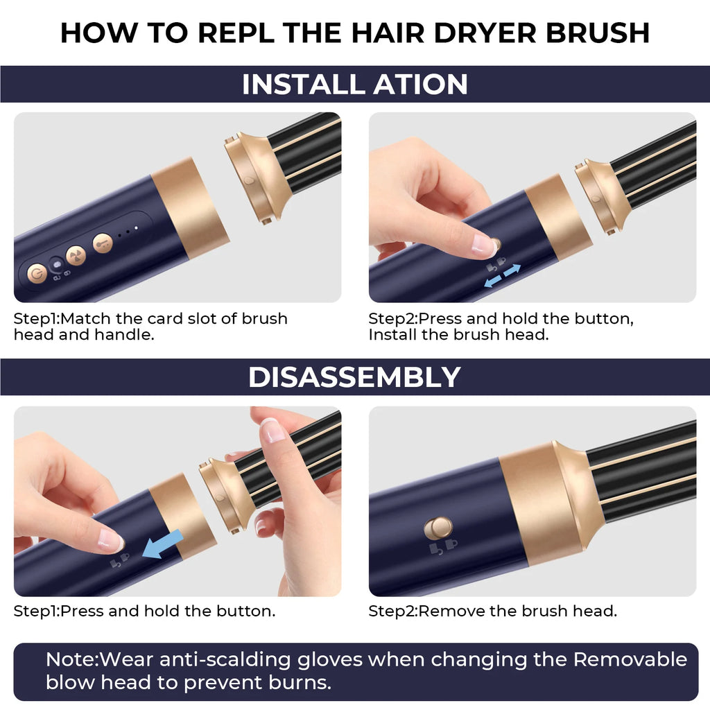 UKLISS™ AirLuxe 7-in-1 Professional Hair Styler