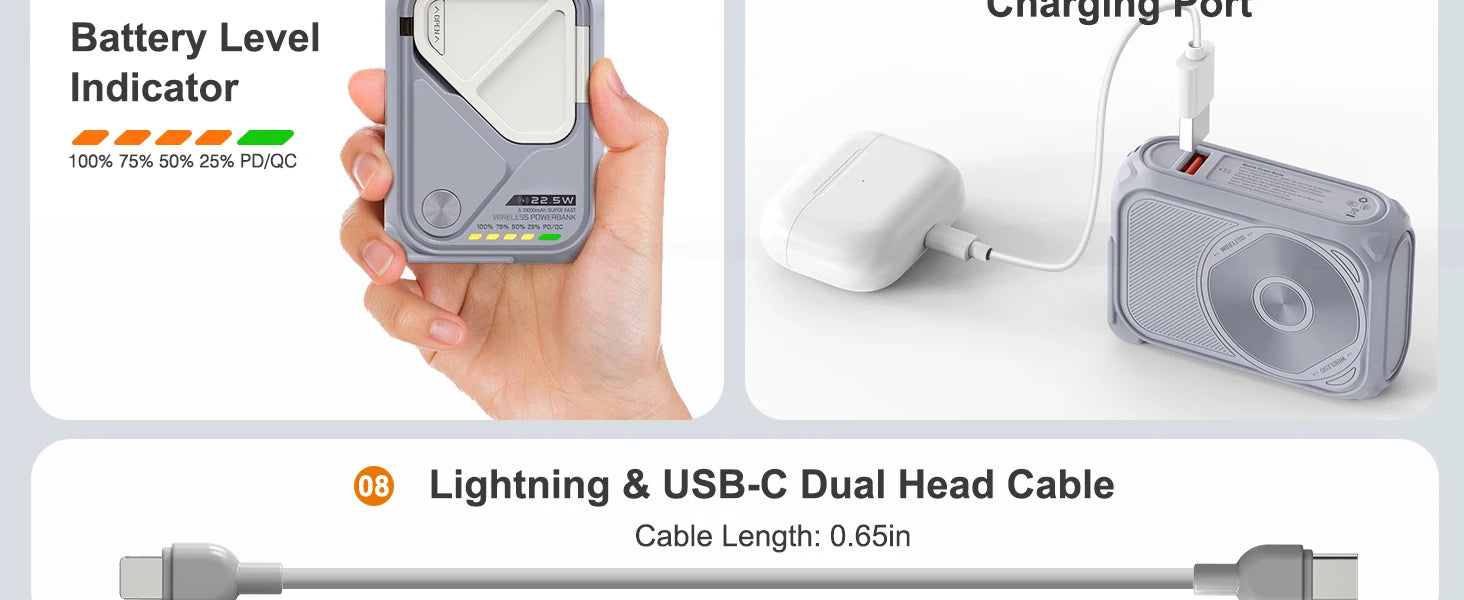 MAGNEX™ FusionCharge Wireless Power Bank