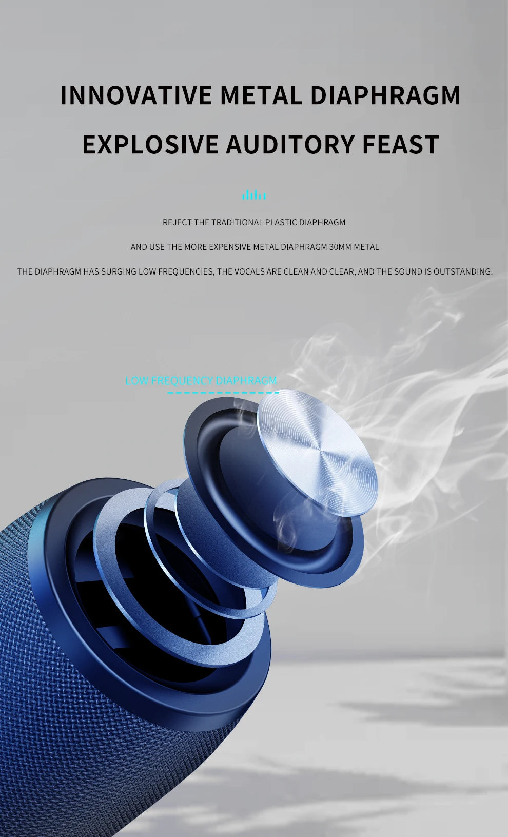 ZEALOT™ S32 Outdoor BassPulse Wireless Speaker