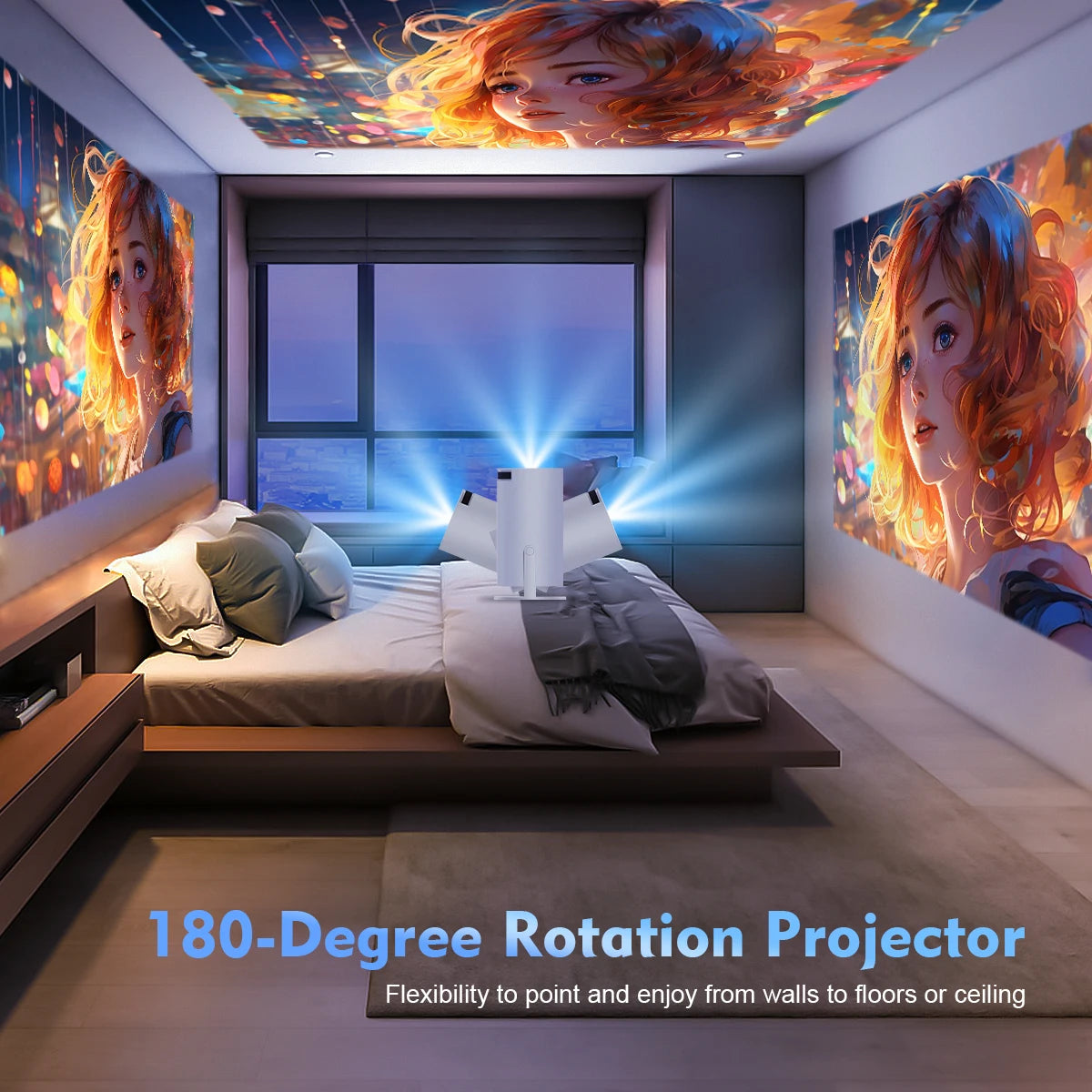 MAGCUBIC™ HY300 Pro Smart Cinema Projector