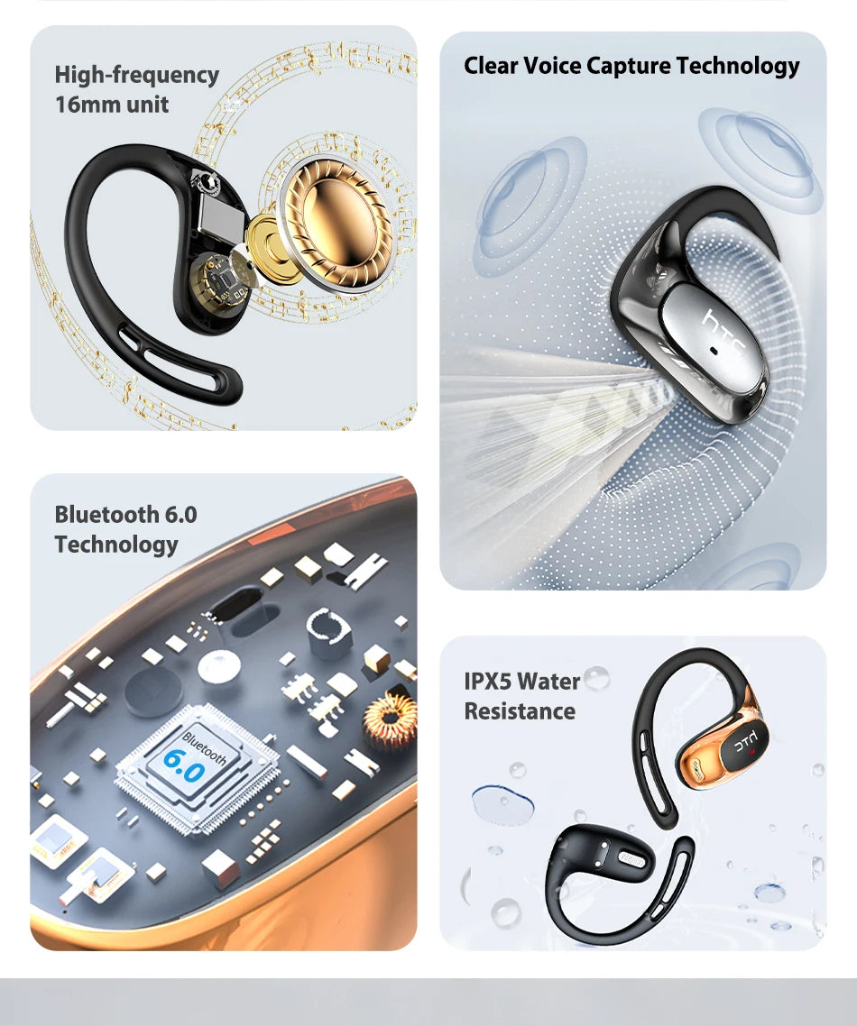 NEXORA™ AI Translation OWS Bluetooth Earhook Earphones