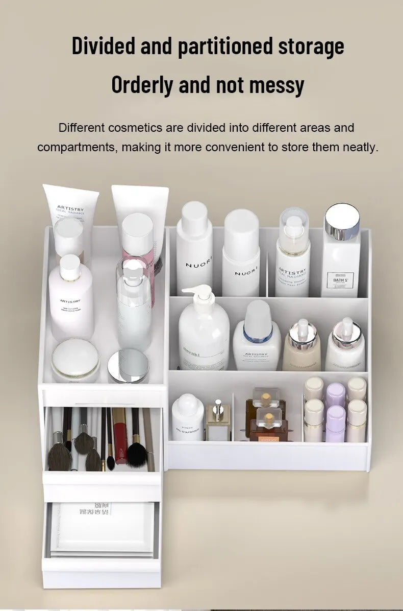 ORDENZA™ PureWhite Drawer Makeup Organizer