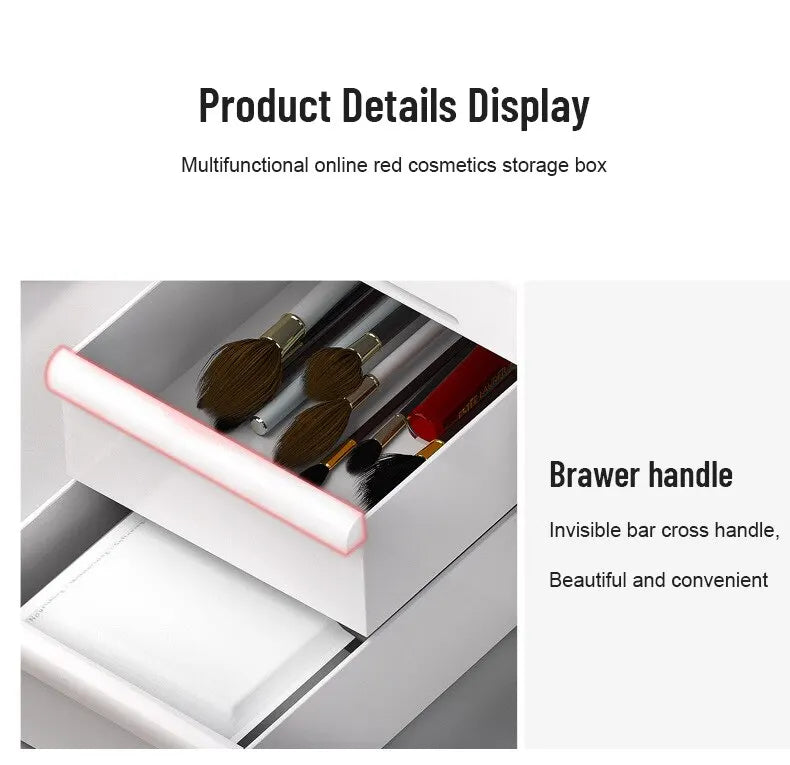 ORDENZA™ PureWhite Drawer Makeup Organizer