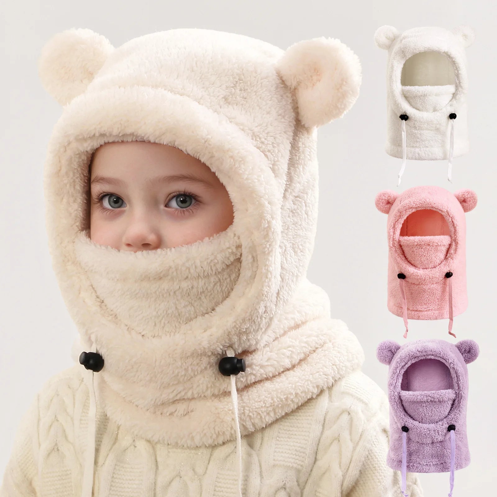 WarmGuard™ Kids Winter Ear Protection Hat Scarf Set