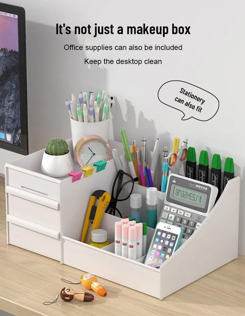 ORDENZA™ PureWhite Drawer Makeup Organizer
