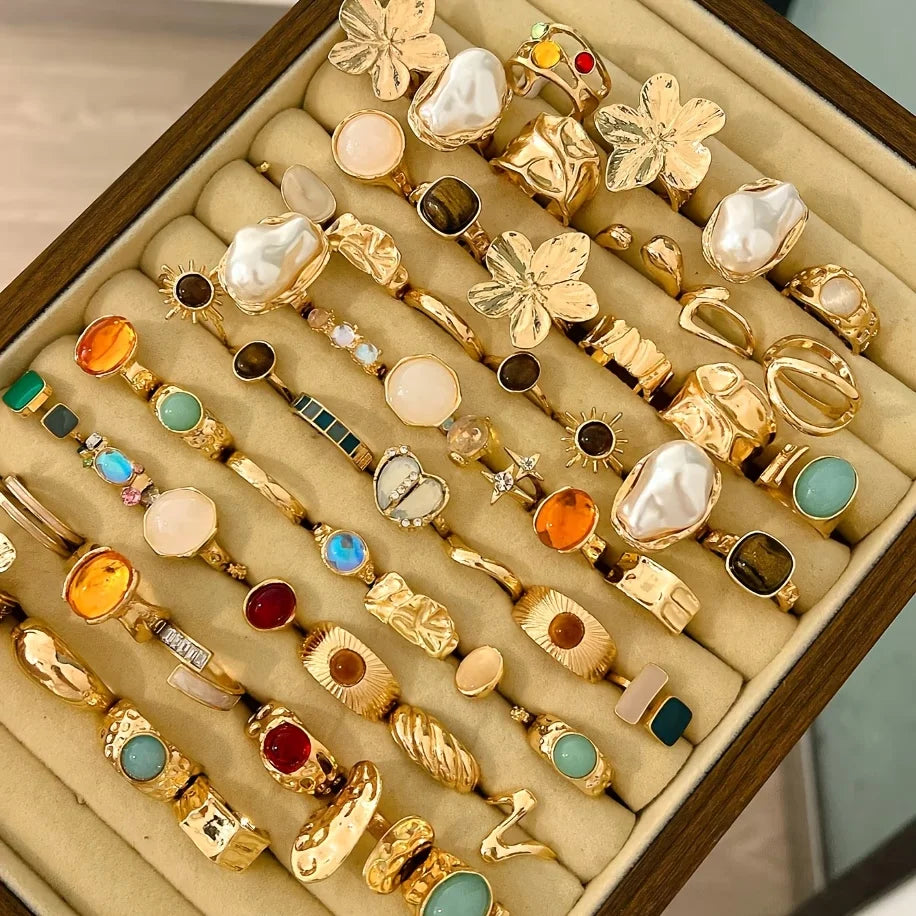 BohoCharm™ Vintage 15/30Pcs Bohemian Ring Set
