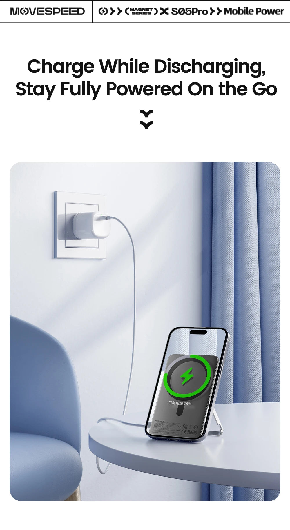 MOVESPEED™ S10 Pro MagSafe Power Bank