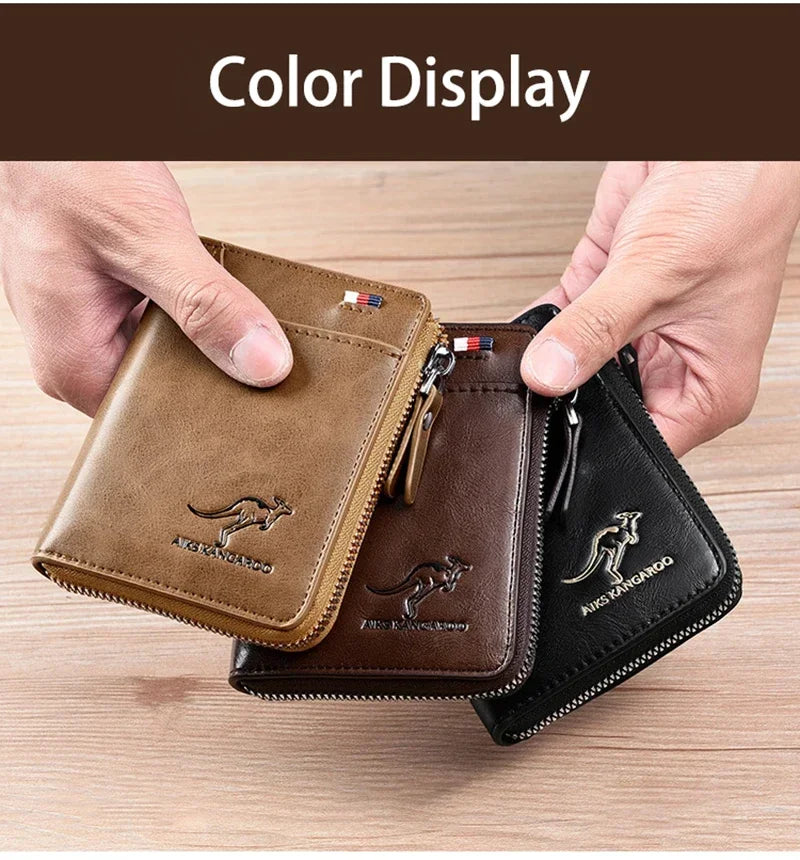 AURION™ Luxury RFID Slim Wallet for Men