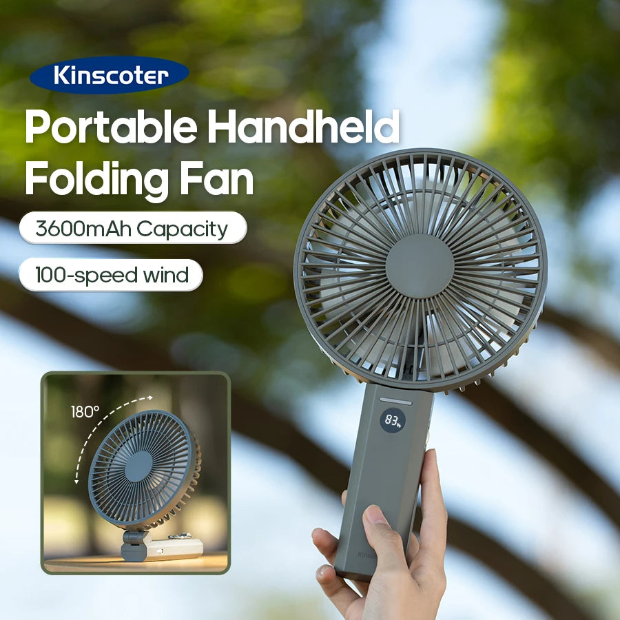 ZENOVA™ FlexBreeze Folding Portable Fan