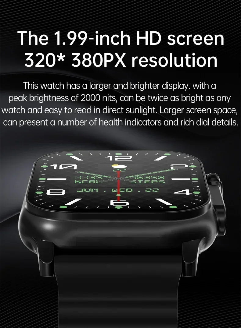 T900 Ultra 2 49mm Smartwatch – AMOLED 2.3”, NFC, Compass, Waterproof, Android & iOS
