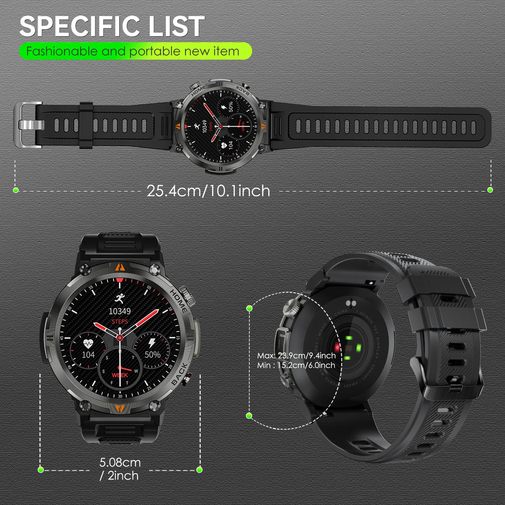 Smartwatch Pro 2025 – Advanced Fitness & Health Monitoring Smartwatch