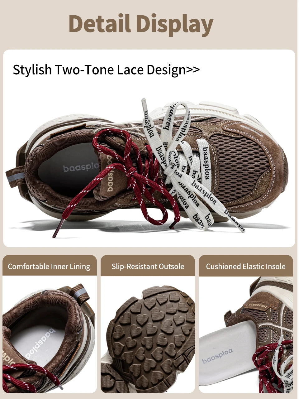 Baasploa™ Retro Chunky Breathable Sneakers