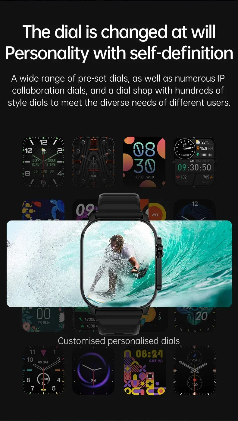 T900 Ultra 2 49mm Smartwatch – AMOLED 2.3”, NFC, Compass, Waterproof, Android & iOS