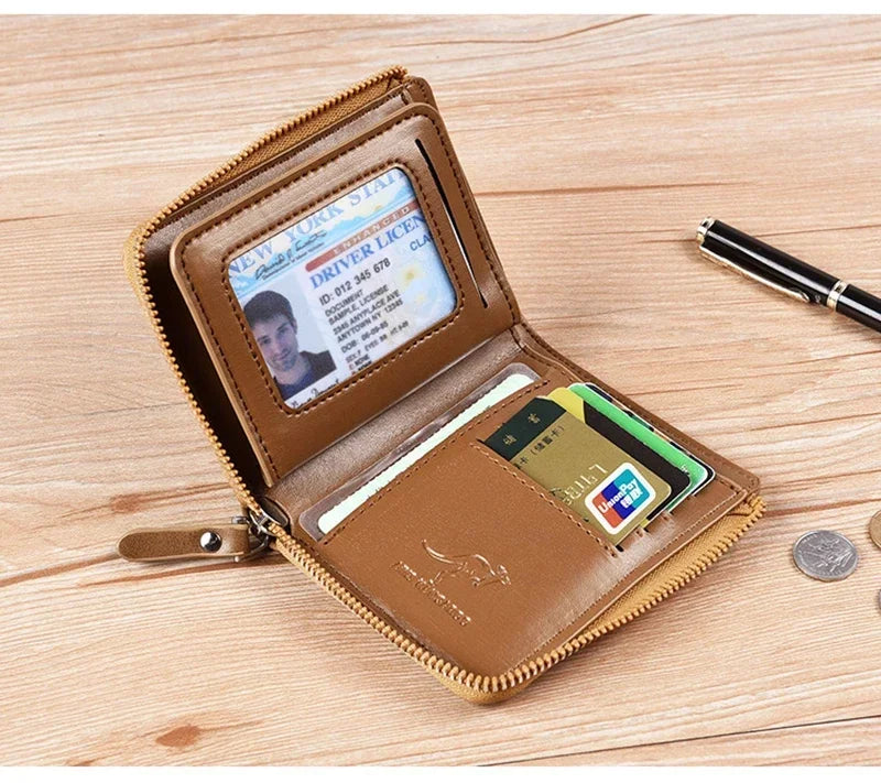 AURION™ Luxury RFID Slim Wallet for Men