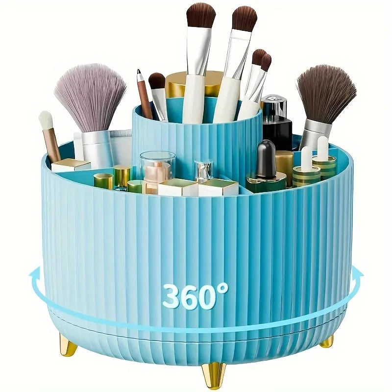 LUMORA™ 360 Rotating Makeup Organizer Pro