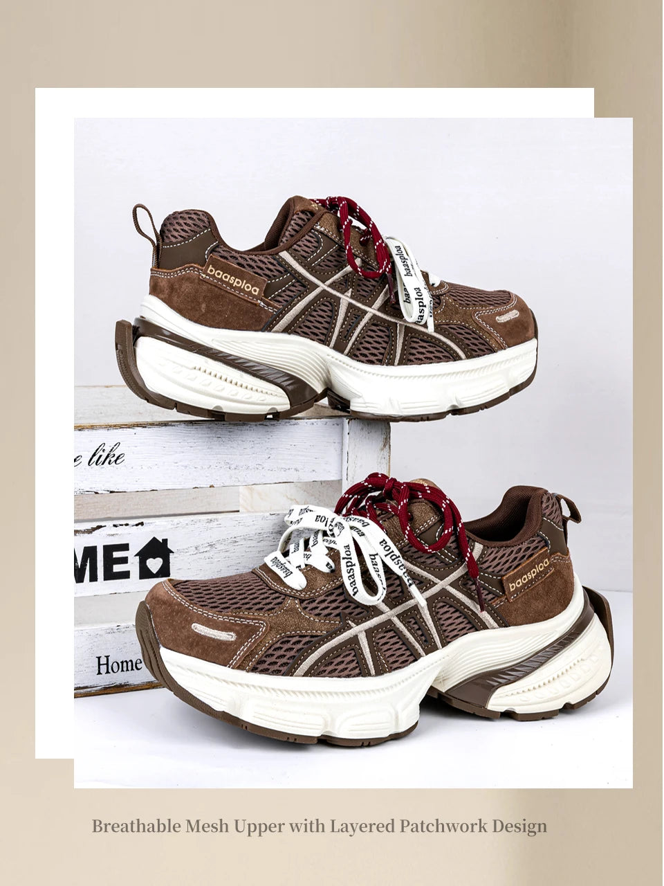 Baasploa™ Retro Chunky Breathable Sneakers