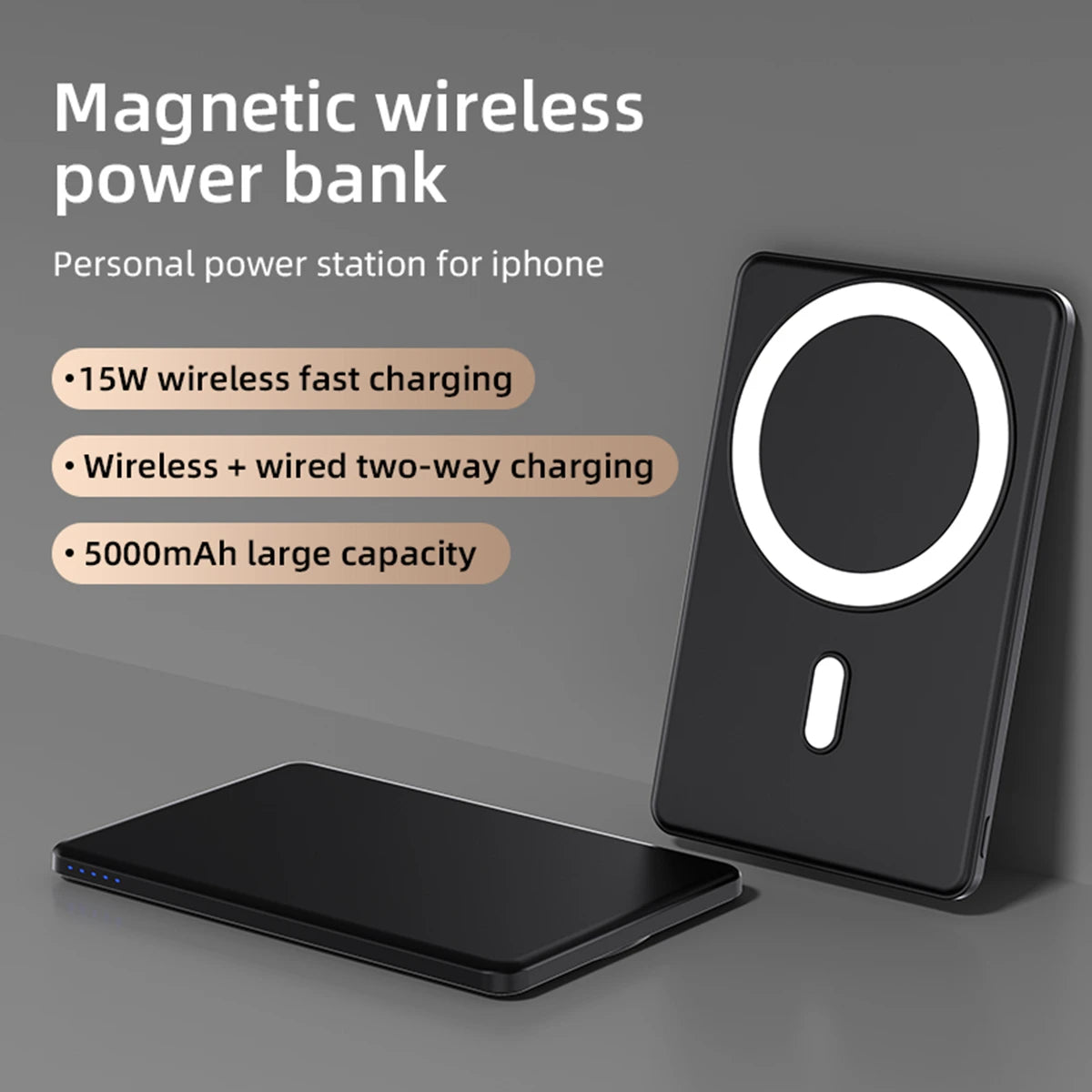 VOLTMAG™ SlimSnap Wireless Power Bank