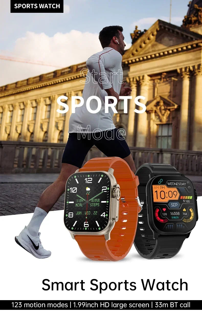 T900 Ultra 2 49mm Smartwatch – AMOLED 2.3”, NFC, Compass, Waterproof, Android & iOS