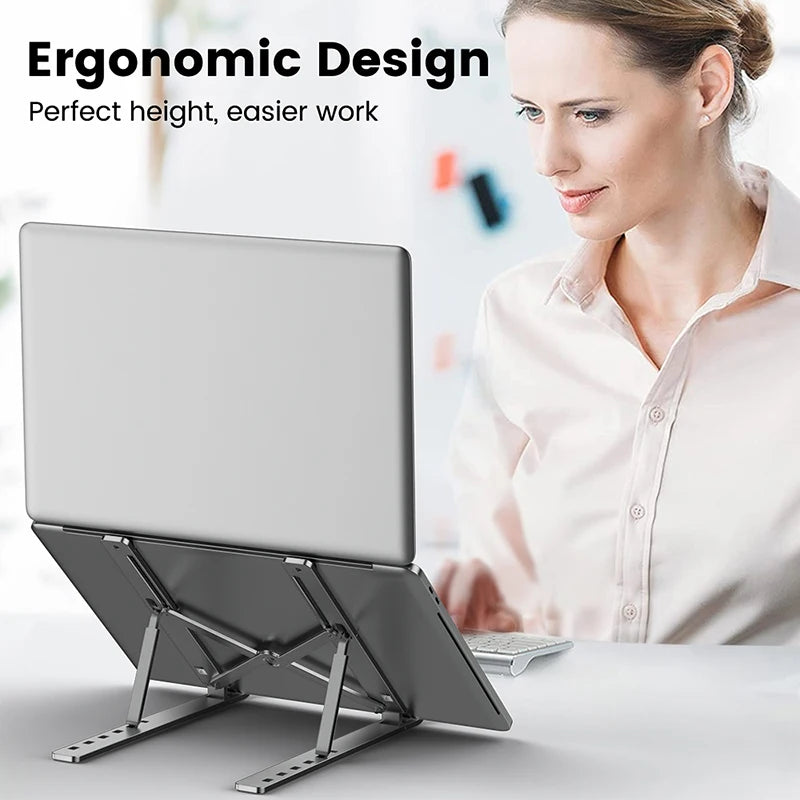 ELEVARA™ Aluminum Ergonomic Laptop Stand