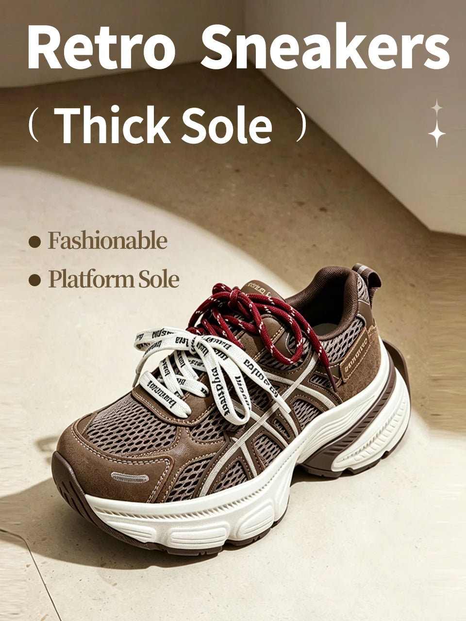 Baasploa™ Retro Chunky Breathable Sneakers