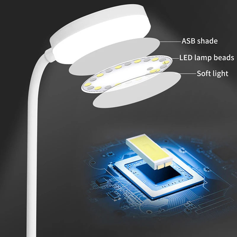 LUXORA™ TouchGlow 3-Level LED Desk Lamp