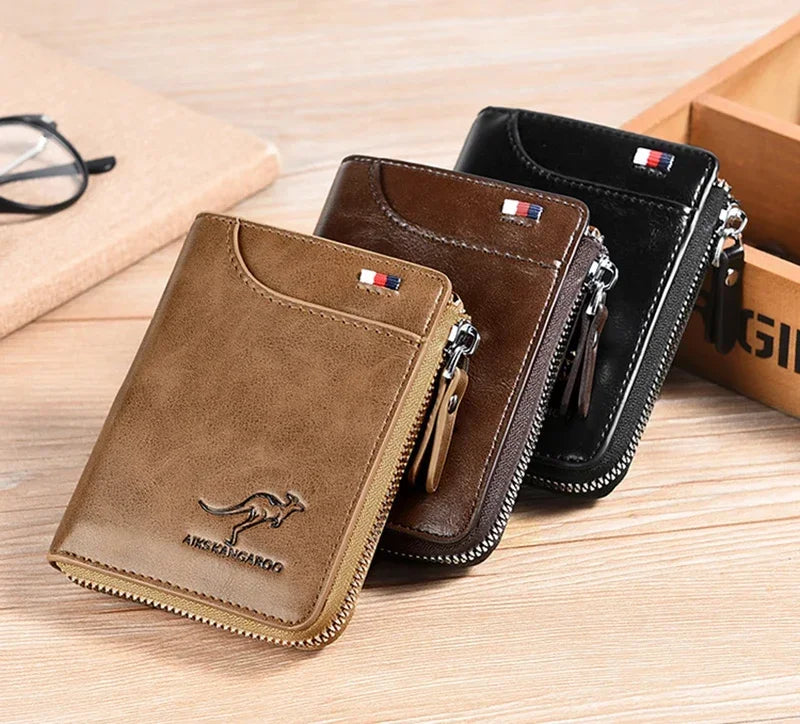 AURION™ Luxury RFID Slim Wallet for Men
