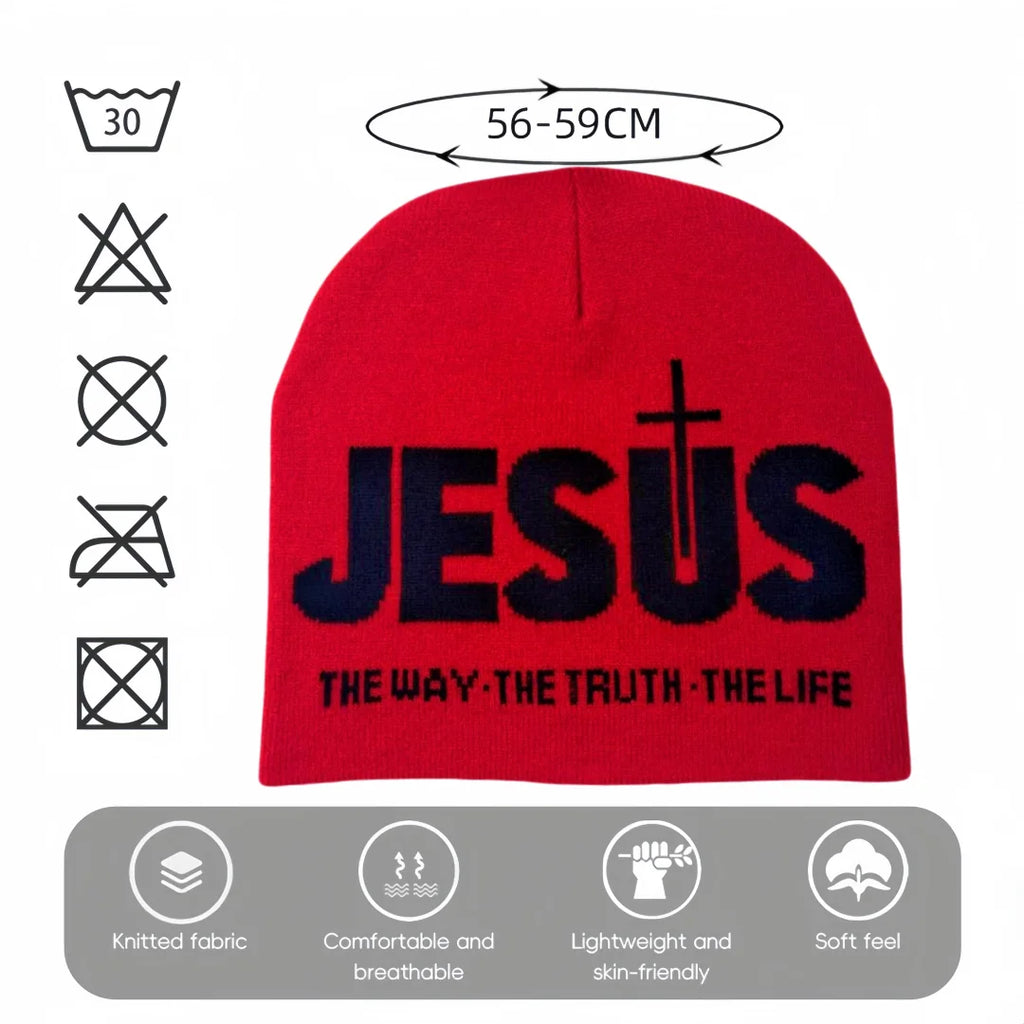 UrbanWarm™ Letter Knit Winter Beanie with Ear Protection