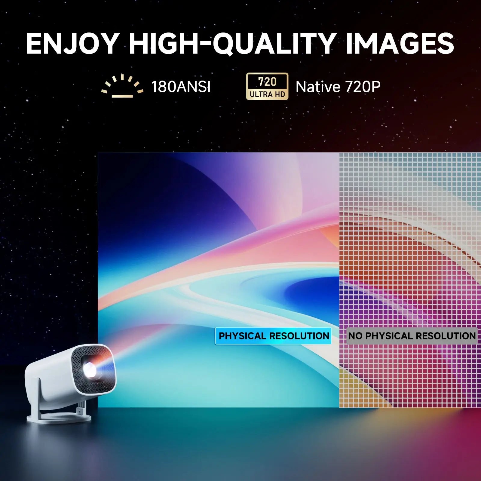 CINEMOVA™ P30 Pro Smart Mini Projector