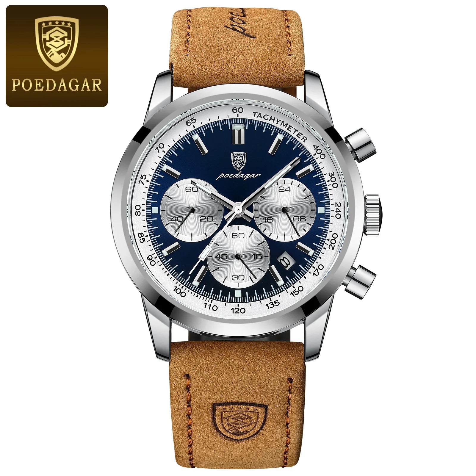 POEDAGAR™ Advanced Business Luxury Leather Men’s Watch